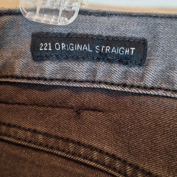 Lucky Brand(Lot of 2) 221 Original Straight Jeans Mens Sz 38X30 Gray Wash Denim - Picture 5 of 14